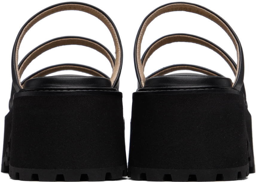 Marge Sherwood Black Platform Sandals