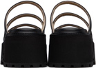 Marge Sherwood Black Platform Sandals