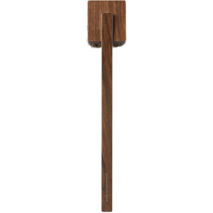 Shaquda Walnut and Badger Bristle Long Body Brush