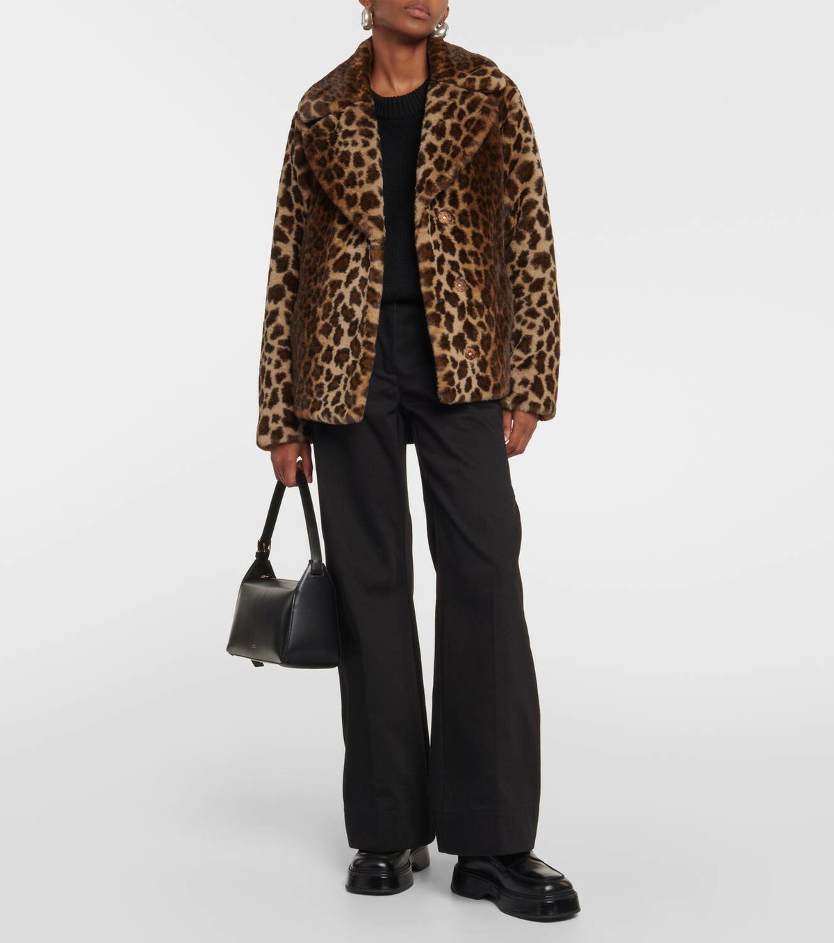 Velvet Amani leopard-print faux fur jacket Velvet