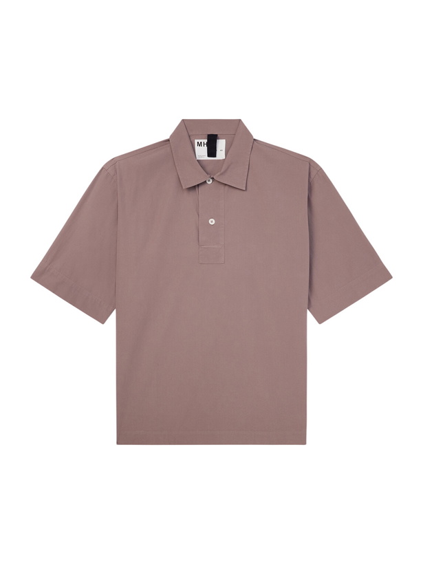 Photo: Margaret Howell - Cotton Polo Shirt - Pink