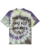 Aries - Printed Tie-Dyed Cotton-Jersey T-Shirt - Multi