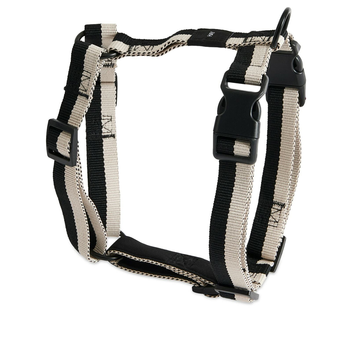 HAY Dog Harness - Medium in Black/White 