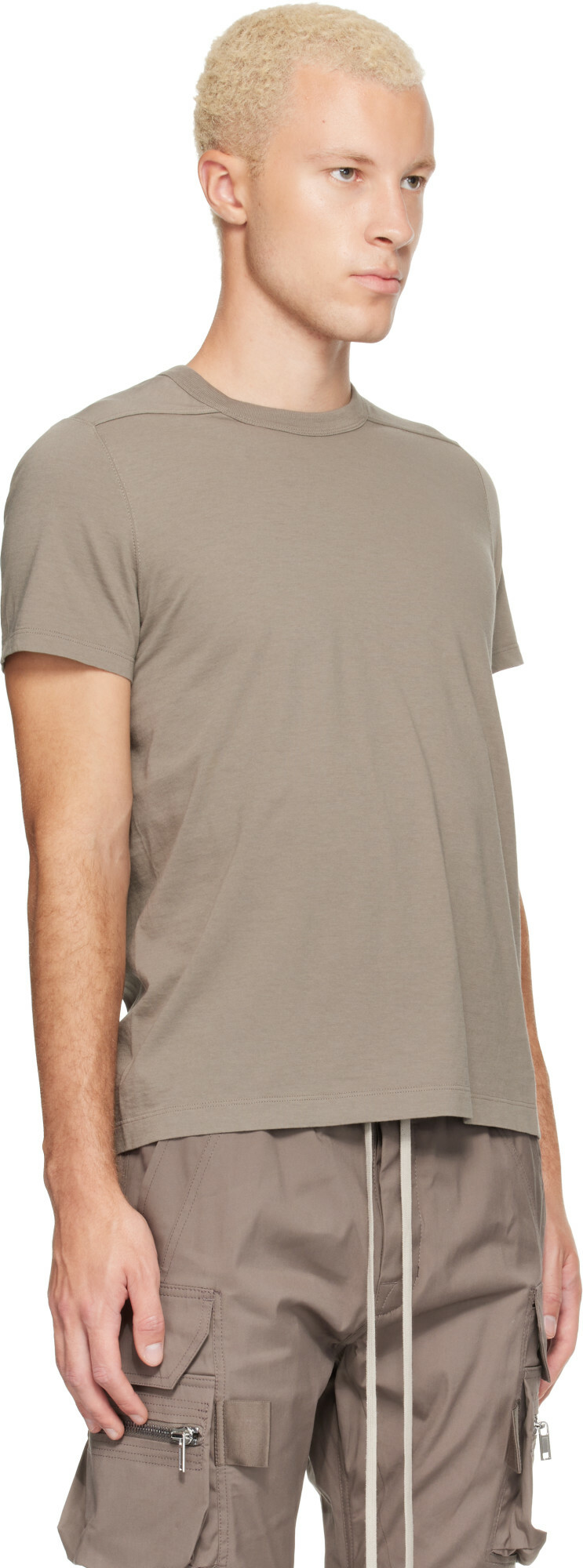 Rick Owens Gray Tower Short Level T-shirt
