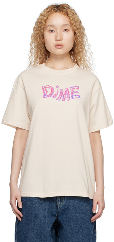 Photo: Dime Off-White Liquid Metal T-Shirt