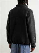 Nike - ACG Arctic Wolf Logo-Embroidered Polartec® Fleece Zip-Up Sweatshirt - Black