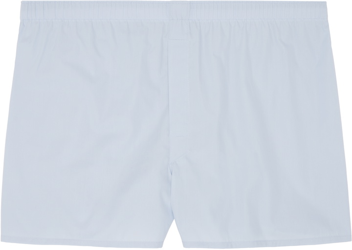 Photo: Sunspel Blue Classic Boxers