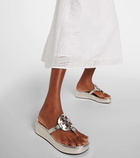 Tory Burch Miller leather thong sandals