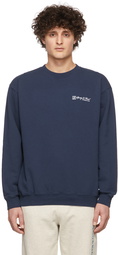 Sporty & Rich Navy 'Fitness Club' Sweatshirt