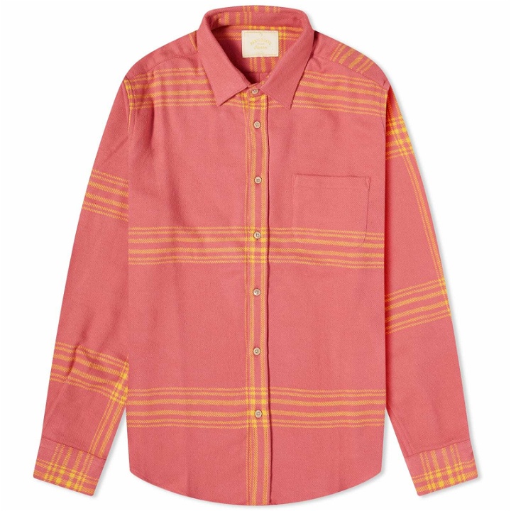 Photo: Portuguese Flannel Men's Megs Check Shirt in Pink