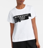 Givenchy Distressed printed cotton jersey T-shirt