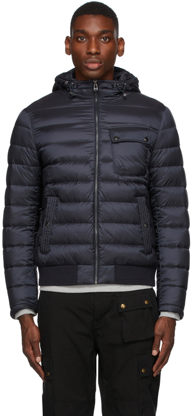 Photo: Belstaff Navy Down Streamline Jacket