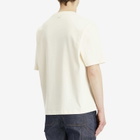 AMI Paris Men's Jersey T Shirt in White Cream