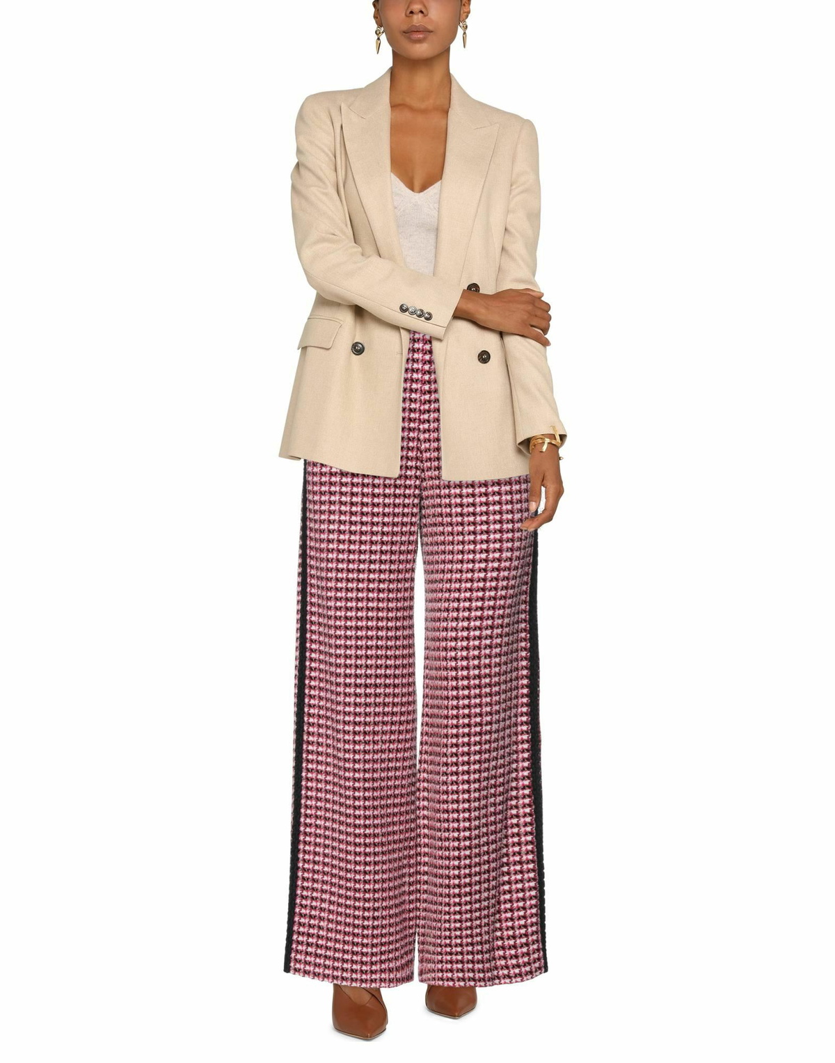 Maje Womens Pants Garnet
