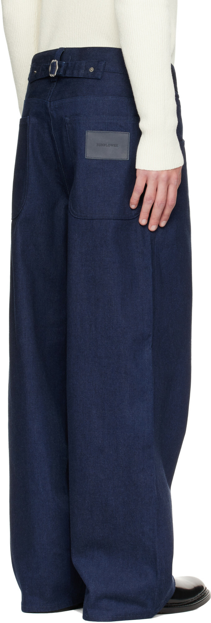Sunflower Indigo Super Wide Cinch Jeans