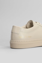 Common Projects Original Achilles Sneakers In Beige Leather