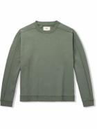Folk - Prism Garment-Dyed Cotton-Jersey Sweatshirt - Green
