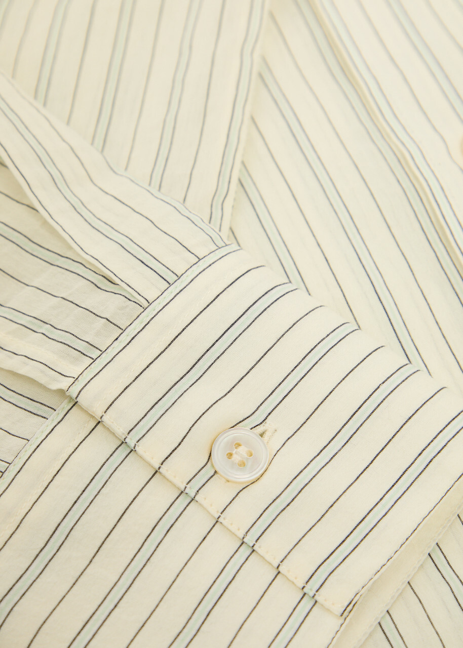 Studio Nicholson Rouen Wool Shirt Cream
