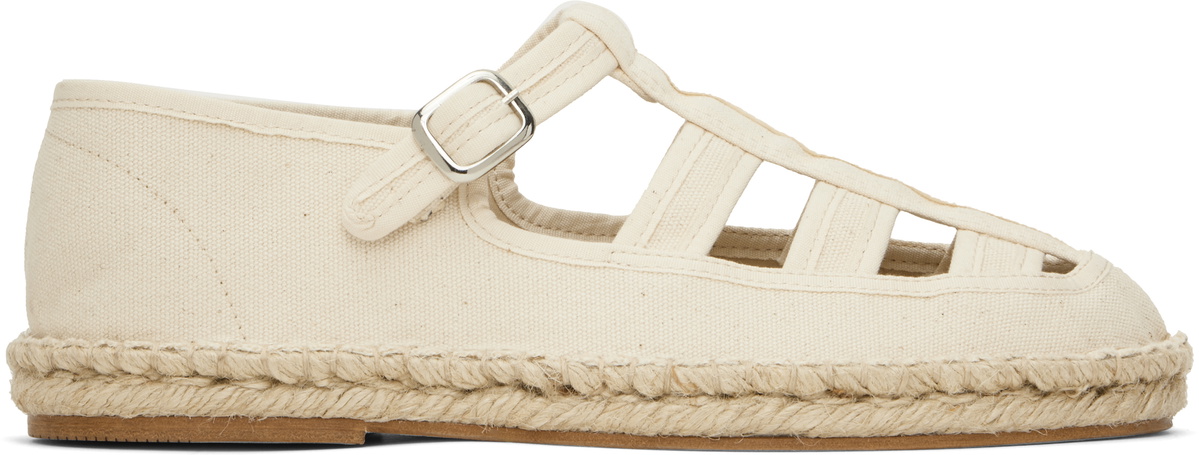 Bode Off-White Peggy Espadrilles