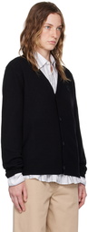 Acne Studios Black V-Neck Cardigan