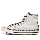 Converse Men's Chuck Taylor 1970s Hi-Top Sneakers in White/Black/Egret