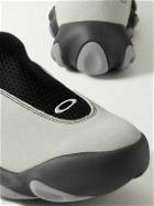 Oakley Factory - Flesh Nubuck and Mesh Slip-On Sneakers - Gray