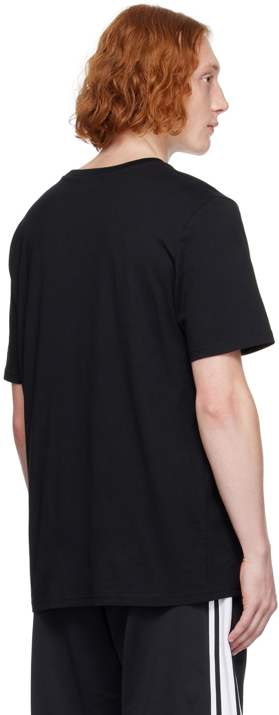 EGONlab Black Printed-Logo T-Shirt