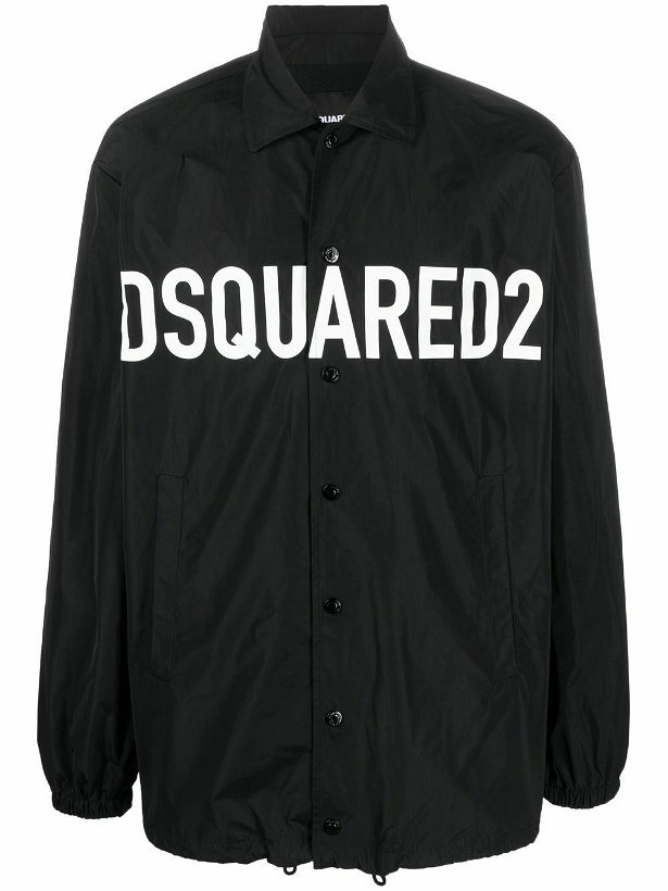 Photo: DSQUARED2 - Linen Blend Jacket With Logo
