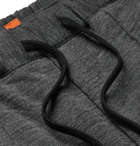 Barena - Tapered Wool-Blend Jersey Sweatpants - Dark gray