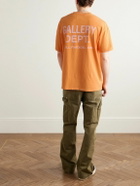 Gallery Dept. - Souvenir Logo-Print Cotton-Jersey T-Shirt - Orange
