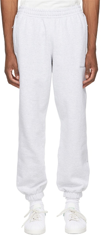 Photo: adidas Originals x Pharrell Williams Grey Basics Lounge Pants