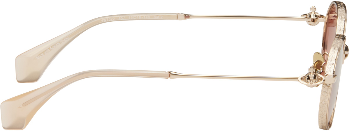 小物 Vivienne Westwood Sunglasses Orb Logo Vivienne Westwood Gold Hardware Orb Oval Sunglasses Vivienne Westwood