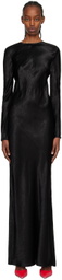Anna October Black Deborah Maxi Dress