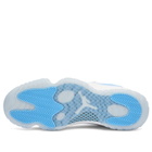 Air Jordan Men's 11 Retro Low Sneaker in White/University Blue