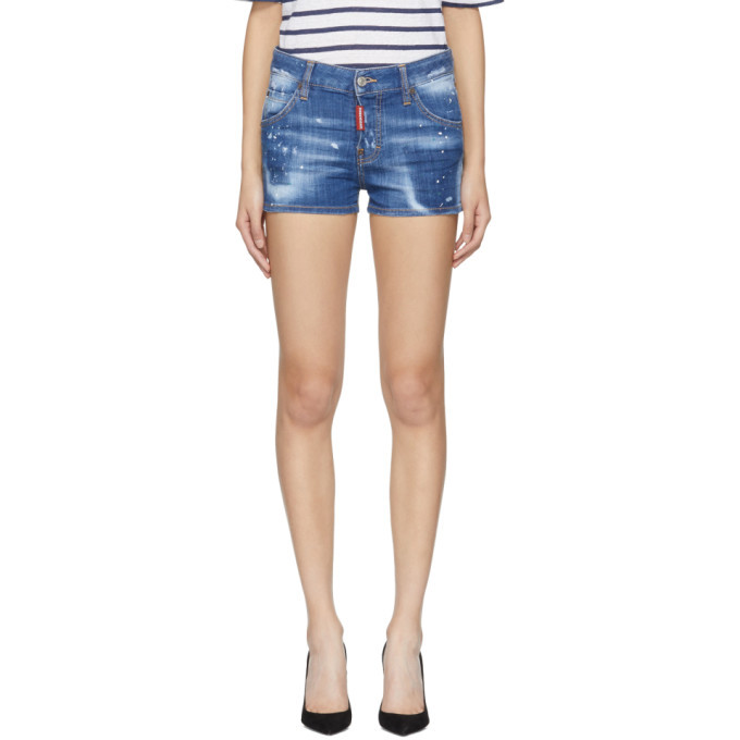 Photo: Dsquared2 Blue Cool Girl Shorts