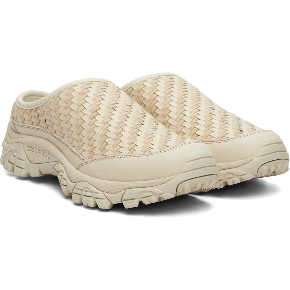 Merrell 1TRL Off-White Moab 2 Leather Slide Flats