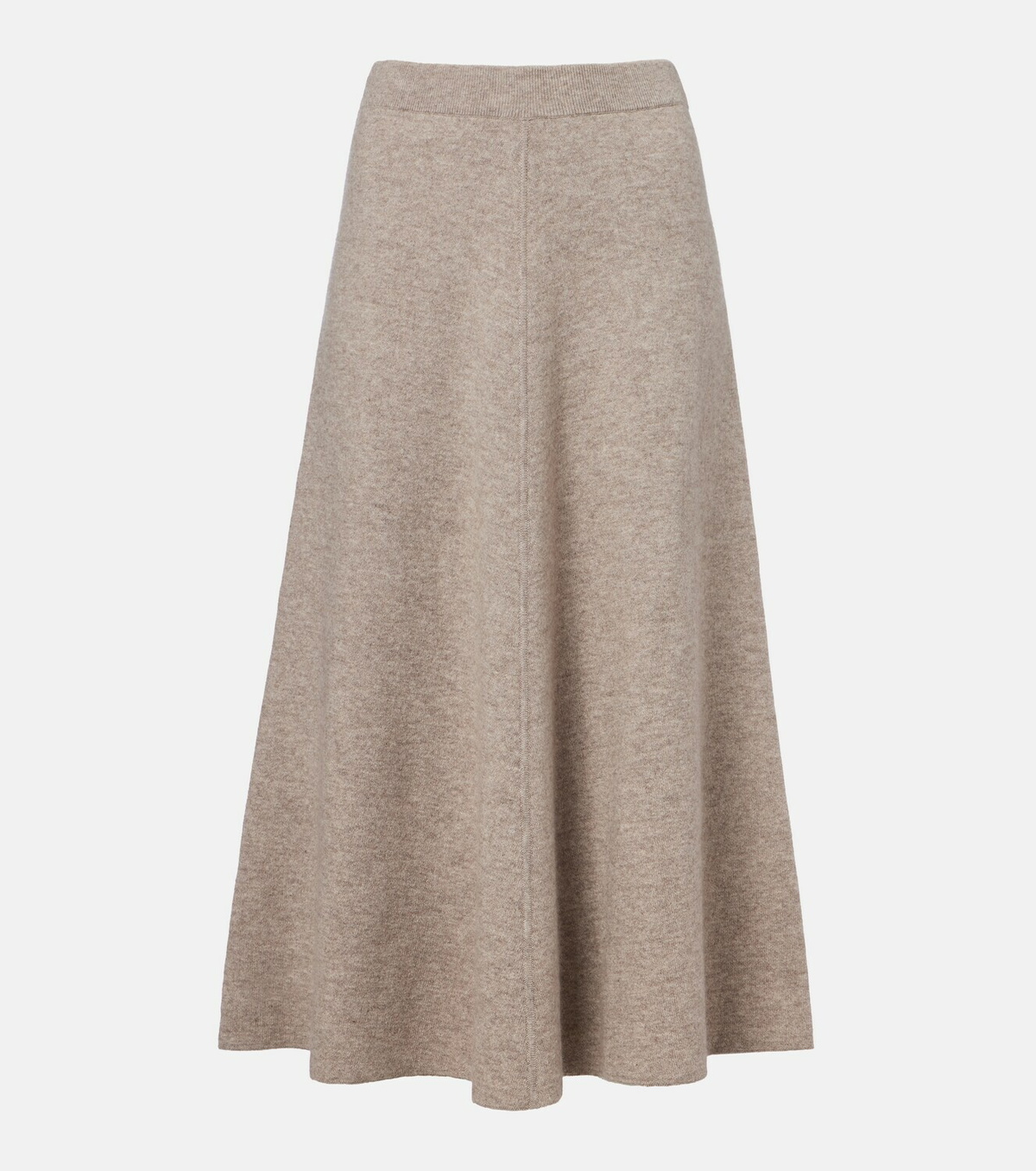 Jardin des Orangers Wool and cashmere midi skirt