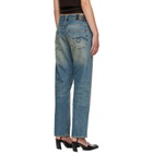 R13 SSENSE Exclusive Blue Boyfriend Jeans