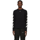 Off-White Black Diag Sweater