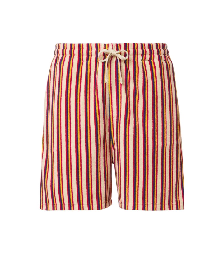 Photo: Valentino Striped terry shorts