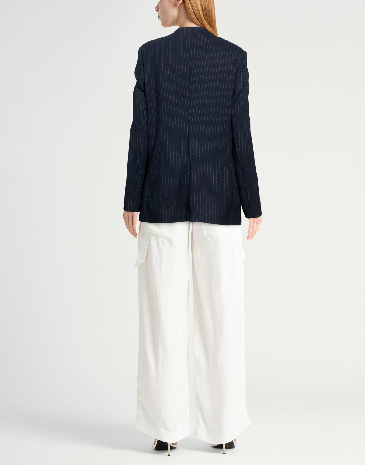 Manila Grace Womens Blazer Midnight in Blue