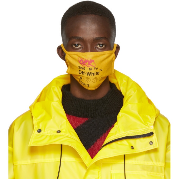 Photo: Off-White Yellow Industrial Mask