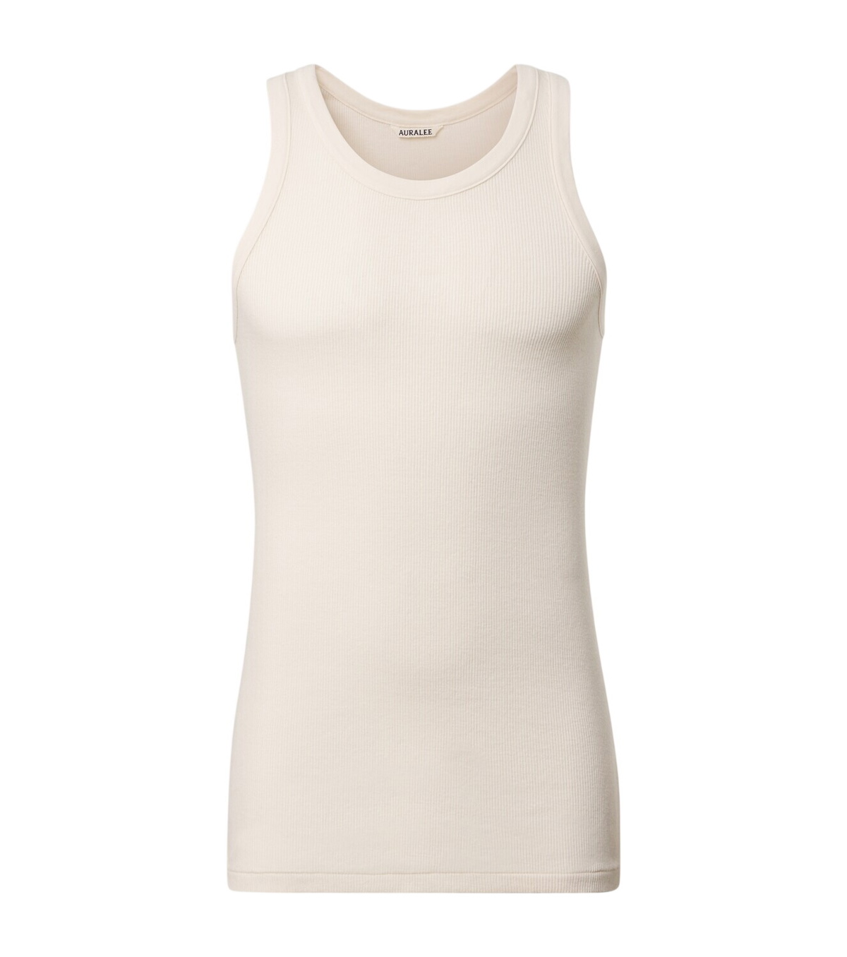 AURALEE Off-White Soft Rib Tank Top Auralee
