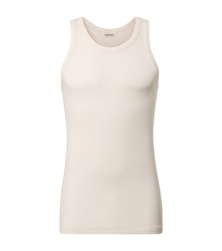 Photo: Auralee Ribbed-knit cotton tank top