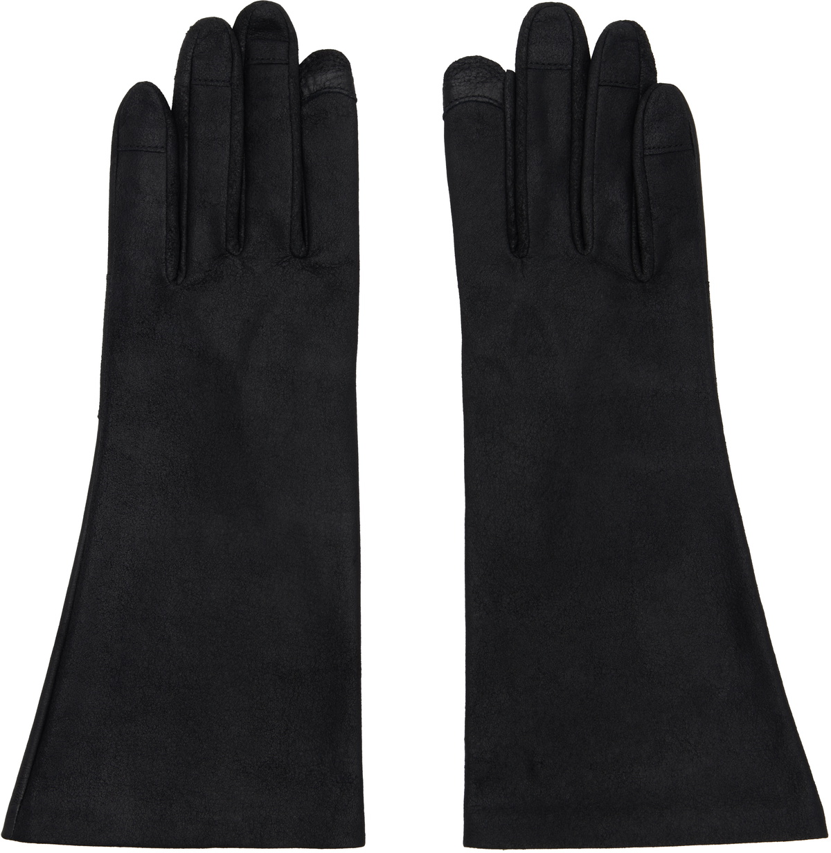 Rick Owens Black Porterville Gauntlet Gloves Rick Owens