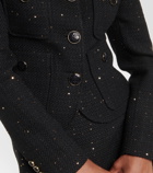 Elie Saab Sequined tweed jacket