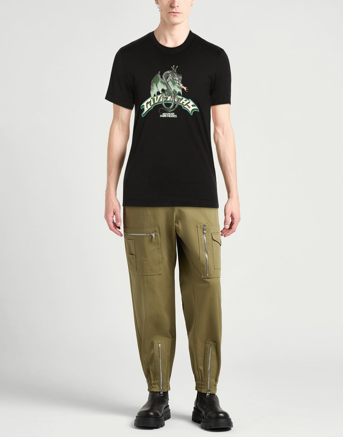 Givenchy Mens T-shirt in Black