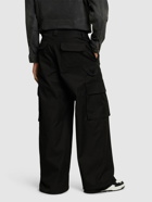 VALENTINO - Stretch Cotton Canvas Cargo Pants