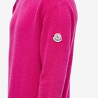 Moncler Men's Crew Neck Knit in Pink