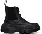 Dr. Martens Black DXML Zip Leather Chelsea Boots